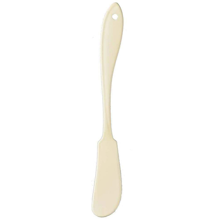 Premium Japan Wada Leaf Ivory Enameled Butter Knife - Exquisite Cutlery for Your Table-Kiichin - The #1 Place for Japanese Goods in Your Hand!