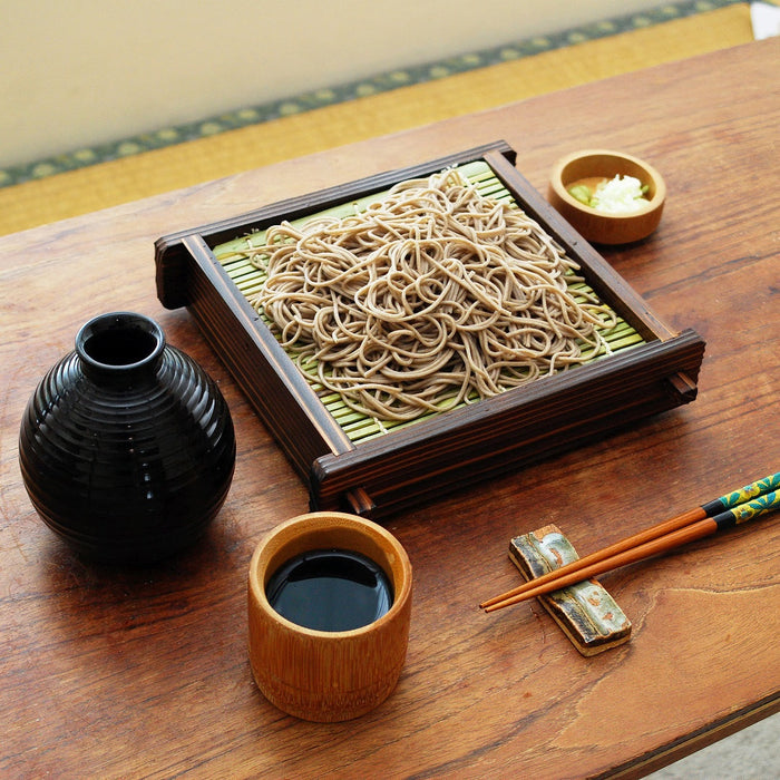 Cedar Square Seiro Soba Serving Box by Yamacoh Traditional Japanese Soba Tray-Kiichin - The #1 Place for Japanese Goods in Your Hand!