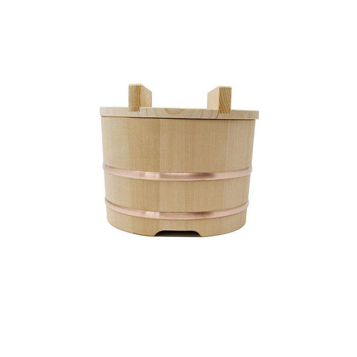 Yamacoh 36Cm Ohitsu Sawara Japanese Rice Container - Authentic Wooden Nosebitsu-Kiichin - The #1 Place for Japanese Goods in Your Hand!