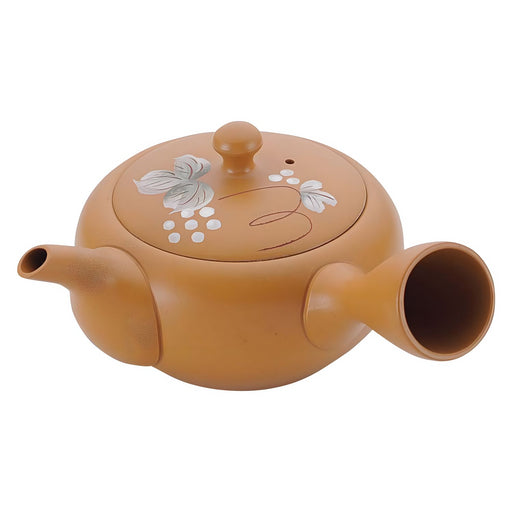 Yamakiikai Porcelain Kyusu Teapot with Grape Design-Kiichin - The #1 Place for Japanese Goods in Your Hand!