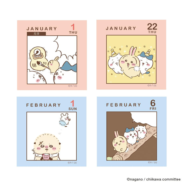 Art Print Japan 2026 Miniature Daily Calendar Chiikawa Edition