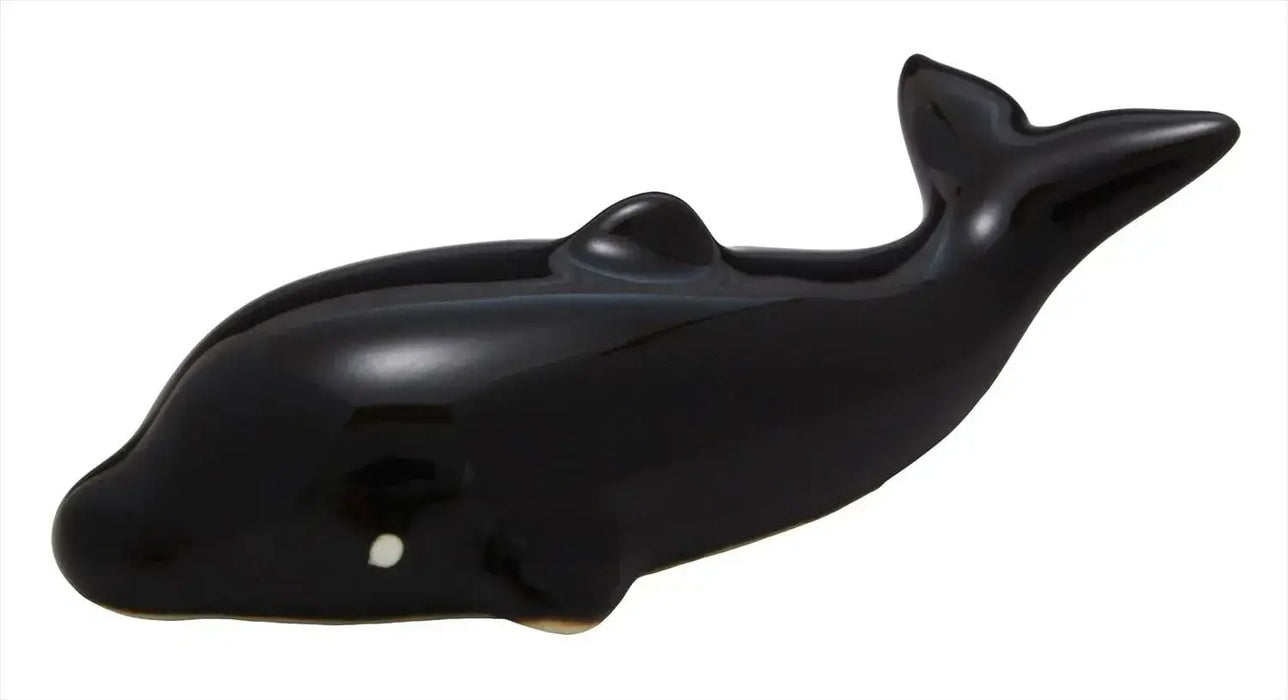 24to3 Nishitomi Ceramics Arita Dolphin Chopstick Rest Porcelain