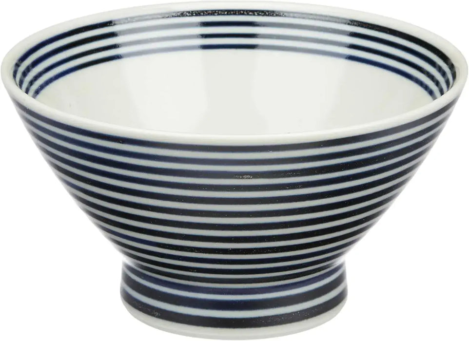 24to3 Nishitomi Ceramics Hasami Ware Wazan Kiln Kurawanka Rice Bowl - Indigo Piece - 786173356877 789542518654