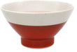 24to3 Nishitomi Ceramics Hasami Ware Wazan Kiln Kurawanka Rice Bowl - Red Roll - 4534891446044