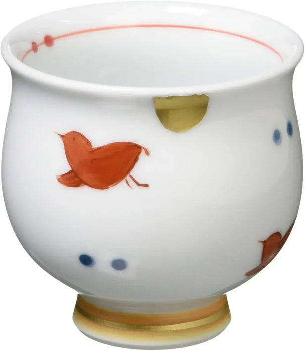 24To3 Nishitomi Pottery Hasami Ware Bird Mini Cup