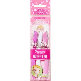 Schick 3-Piece Disposable Razor Set for Eyebrows-Kiichin - The #1 Place for Japanese Goods in Your Hand!