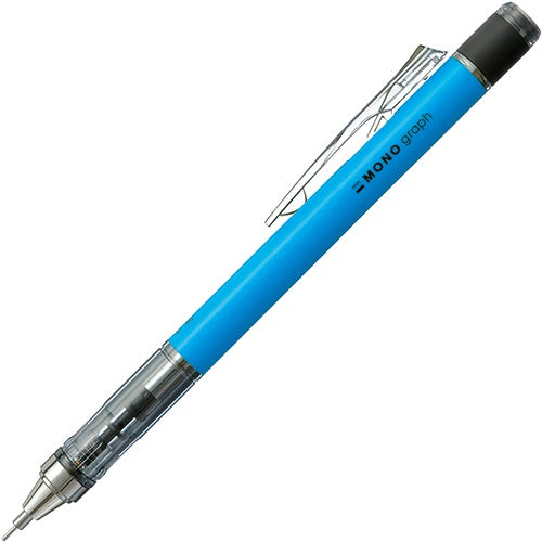 Tombow Monograph 0.5 Mechanical Pencil Set of 5 - Neon Blue Color-Kiichin - The #1 Place for Japanese Goods in Your Hand!
