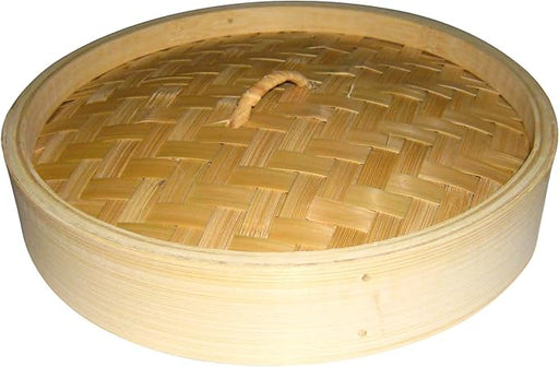 Bamboo 21cm Steamer with Lid - Authentic and Efficient