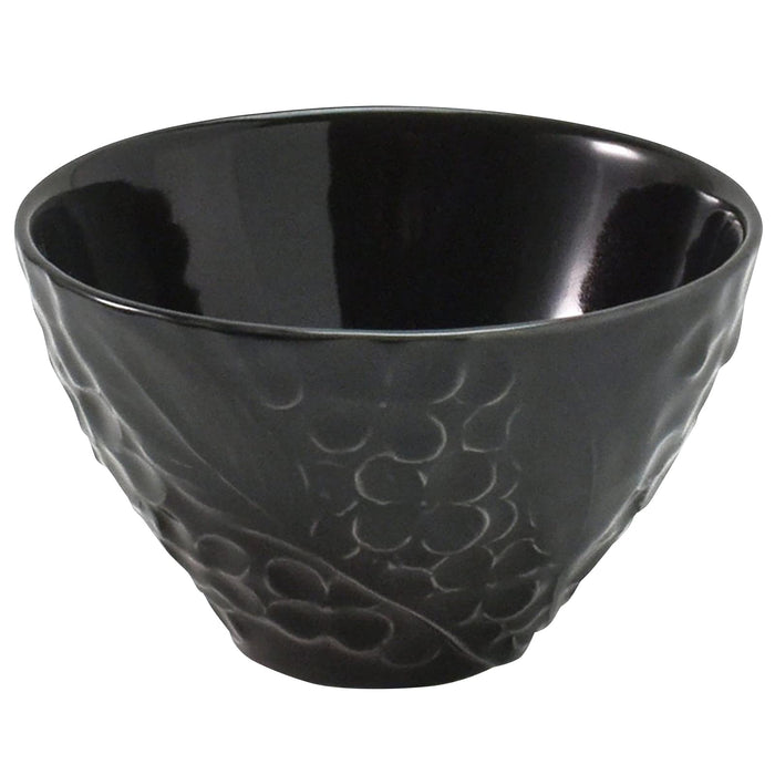 Aito Lien Salad Bowl Plate M 11cm Black Mino Ware Japan 267907-Kiichin - The #1 Place for Japanese Goods in Your Hand!