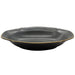 Aito Stitch Oval Curry Plate Bowl 25x17cm Black Mino Ware Japan-Kiichin - The #1 Place for Japanese Goods in Your Hand!