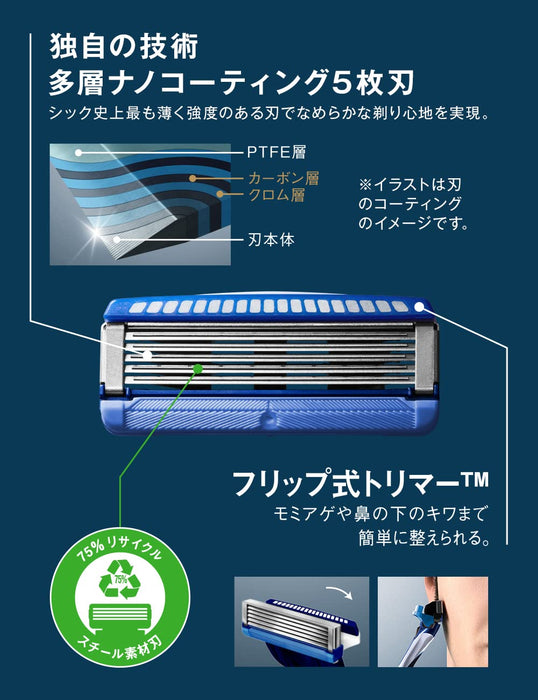 Schick Hydro 5 Premium Razor Blades Smooth Skin Replacement - 10 Pieces-Kiichin - The #1 Place for Japanese Goods in Your Hand!