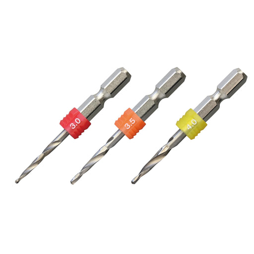 Anex Agks3-3354 Drill Bit Set Anex Tool Short with Grip 3.0/3.5/4.0mm - Pack of 3-Kiichin - The #1 Place for Japanese Goods in Your Hand!