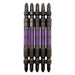 Anex Black Dragon Double Headed Slim Bit Set Anex Tough +2x85 5-Pack-Kiichin - The #1 Place for Japanese Goods in Your Hand!