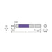 Anex 3mm x 65 Hexagonal Wrench Single Head Flat Anex Tool ACHX-3065-Kiichin - The #1 Place for Japanese Goods in Your Hand!