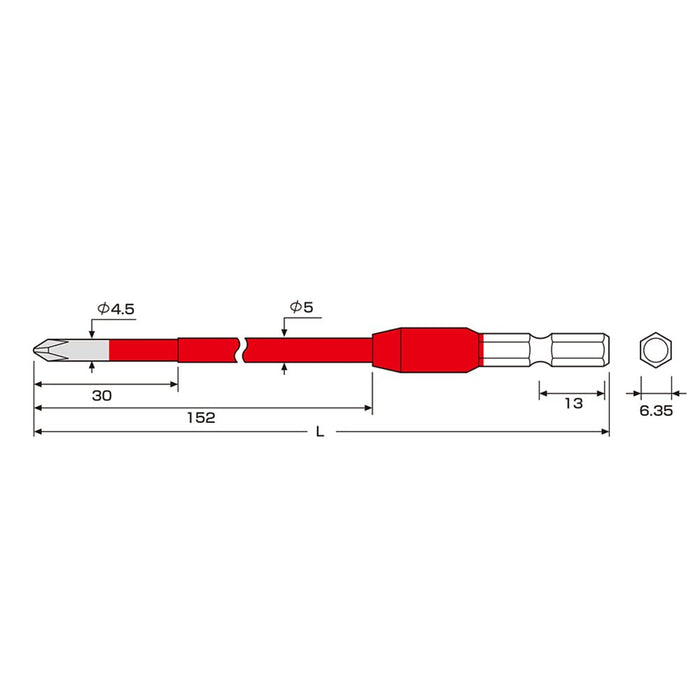 Anex Acmd-1200 Color Bit Step +1X200 Anex Tool-Kiichin - The #1 Place for Japanese Goods in Your Hand!