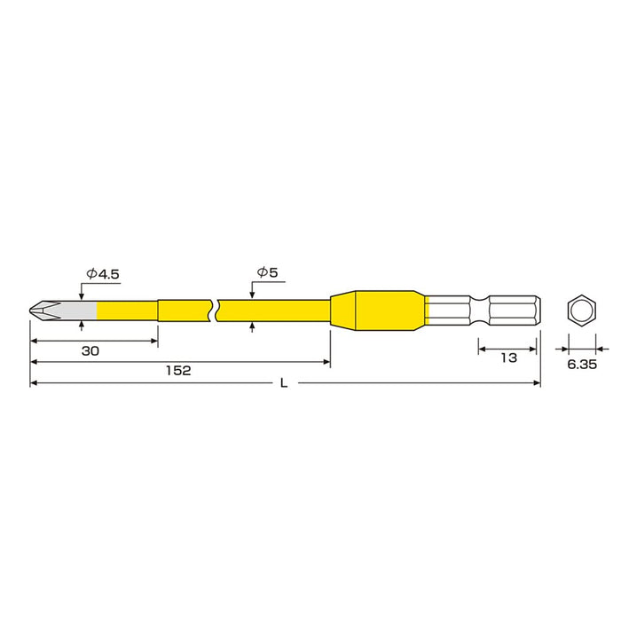 Anex - Color Bit Stepped +2X200 Acmd-2200 Tool-Kiichin - The #1 Place for Japanese Goods in Your Hand!