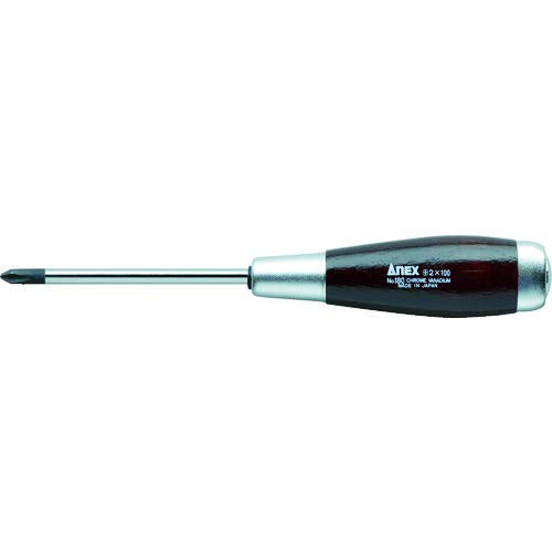 Anex Hyper Type +2 X100 No.180 Driver Tool with Penetrating Wooden Handle-Kiichin - The #1 Place for Japanese Goods in Your Hand!