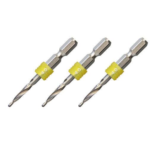 Anex 4.0mm 3-Piece Short Grip Drill Bit Set - AGKS3-040 Anex Tool-Kiichin - The #1 Place for Japanese Goods in Your Hand!