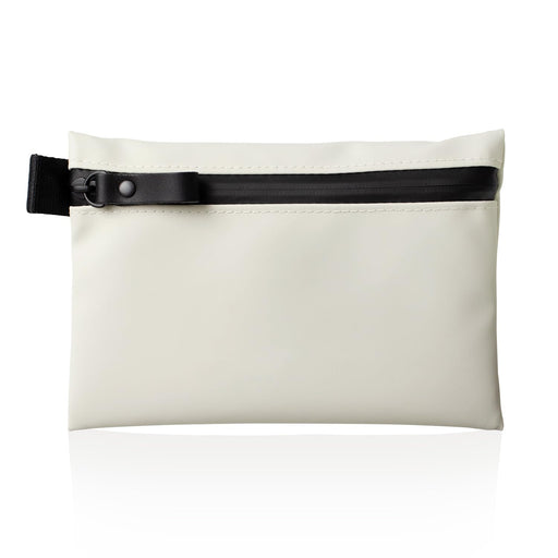 Asoboze Water-Resistant Gadget Pouch Made in Japan White Medium Size-Kiichin - The #1 Place for Japanese Goods in Your Hand!