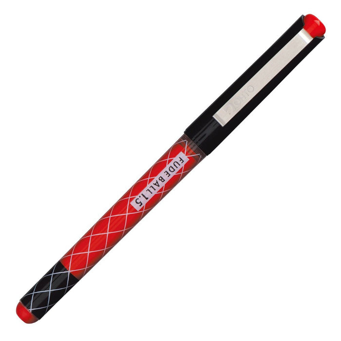 Ohto Red Ballpoint Pen Brush Ball Water-Based Box of 10 CFR-150FB-Kiichin - The #1 Place for Japanese Goods in Your Hand!