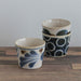 Awasaka Blue Arabesque Buckwheat Chocolate Cup - Elegant Brush Design-Kiichin - The #1 Place for Japanese Goods in Your Hand!