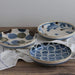 Awasaka Brush Blue 100 Round Pasta Bowl Parallel Import Durable Design-Kiichin - The #1 Place for Japanese Goods in Your Hand!
