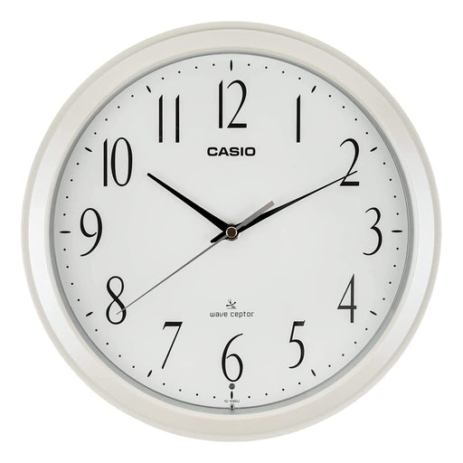 Casio IQ-1060J-7JF 26.8cm White Analog Wall Clock-Kiichin - The #1 Place for Japanese Goods in Your Hand!