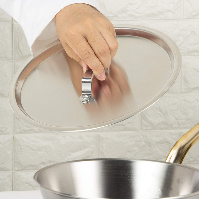 Endo Shoji 15Cm Commercial Aluminum Lid for Round Pots Anb12015-Kiichin - The #1 Place for Japanese Goods in Your Hand!