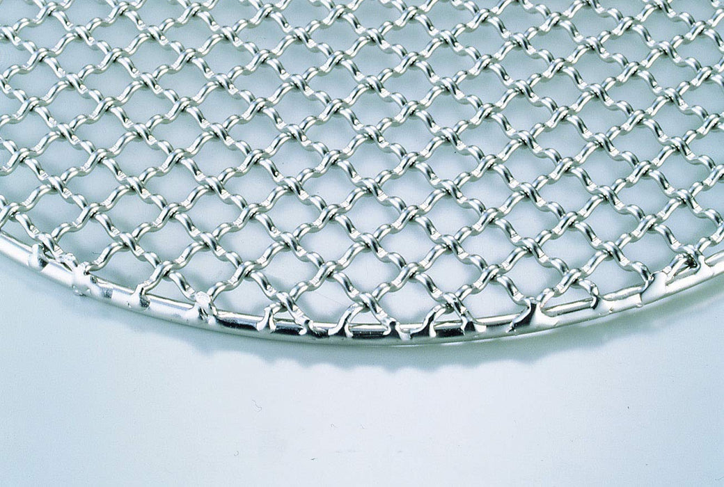 Endo Shoji Round Grilling Net 26Cm Crimp Mesh Stainless Steel Japan Made-Kiichin - The #1 Place for Japanese Goods in Your Hand!