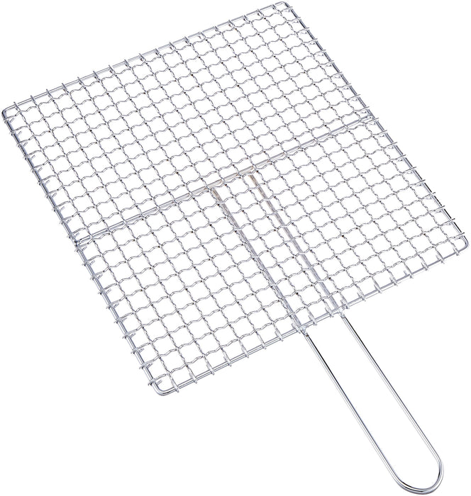 Endo Shoji Taflos Commercial Grilling Net No. 39 Single Handle Iron-Kiichin - The #1 Place for Japanese Goods in Your Hand!