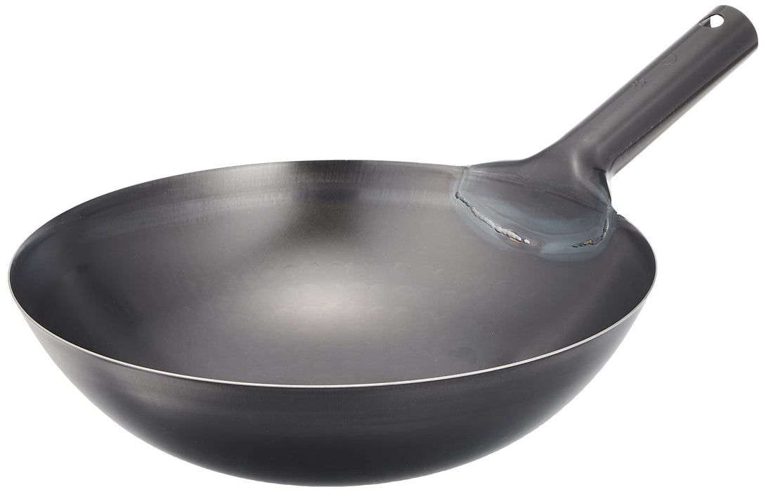 Endo Shoji Commercial Peking Pot 33cm Iron Made in Japan Hammered Finish-Kiichin - The #1 Place for Japanese Goods in Your Hand!