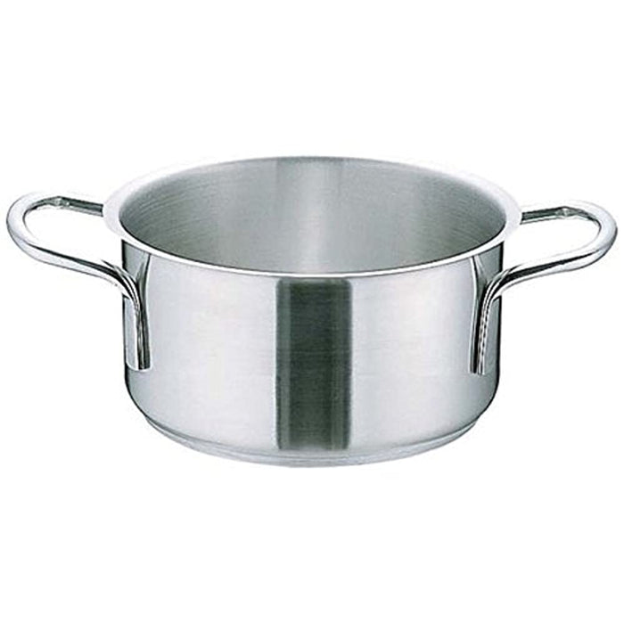 Endo Shoji 24Cm IH Stainless Steel Murano Outer Ring Pot Commercial Use-Kiichin - The #1 Place for Japanese Goods in Your Hand!