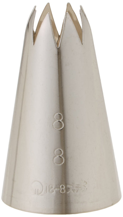 Endo Shoji Nozzle Flower Shape 8 Cut No. 8 Stainless Steel Japan Made-Kiichin - The #1 Place for Japanese Goods in Your Hand!