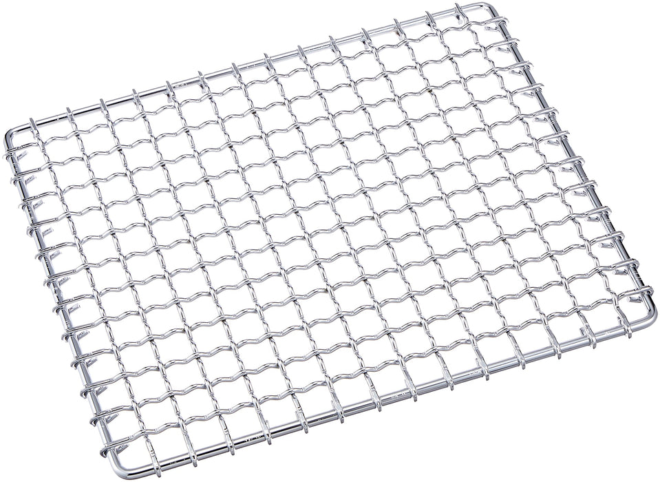 Endo Shoji Tkg Grilling Net 27cm Sturdy Iron Chrome for Outdoor Cooking-Kiichin - The #1 Place for Japanese Goods in Your Hand!