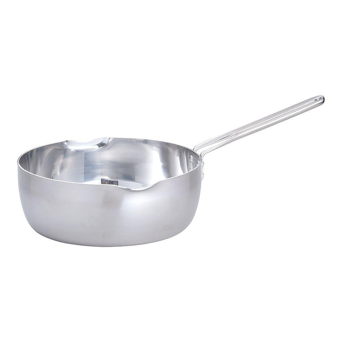 Endo Shoji Tkg Yukihira Pot 24cm Stainless Steel Aluminum IH Compatible-Kiichin - The #1 Place for Japanese Goods in Your Hand!