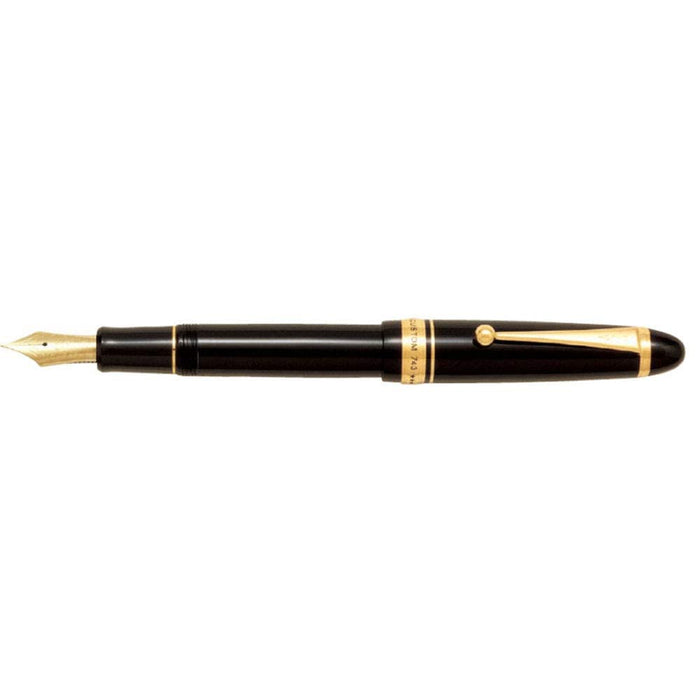 Pilot Custom 743 Black Axis Fountain Pen with Medium Soft Tone Font-Kiichin - The #1 Place for Japanese Goods in Your Hand!