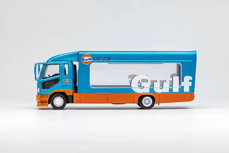 Gaincorp Products 1/64 Mitsubishi Fuso Truck Gulf Diecast Model-Kiichin - The #1 Place for Japanese Goods in Your Hand!
