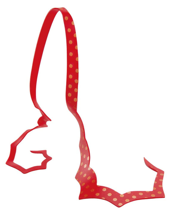 Gamakatsu Sakuragen Silicone Necktie Spiky Curly Solid Red Gold Spot #50-Kiichin - The #1 Place for Japanese Goods in Your Hand!
