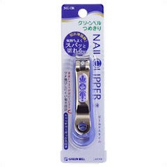 Green Bell Craftsmanship Gold Nail Clippers Medium Blue Nc-136 Clippers