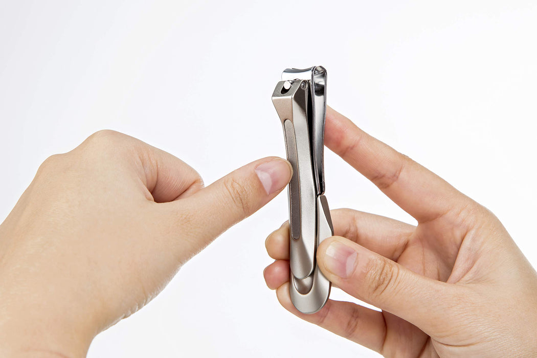 Green Bell Craftsmanship Japanese Stainless Steel Curved Nail Clippers Made in Japan