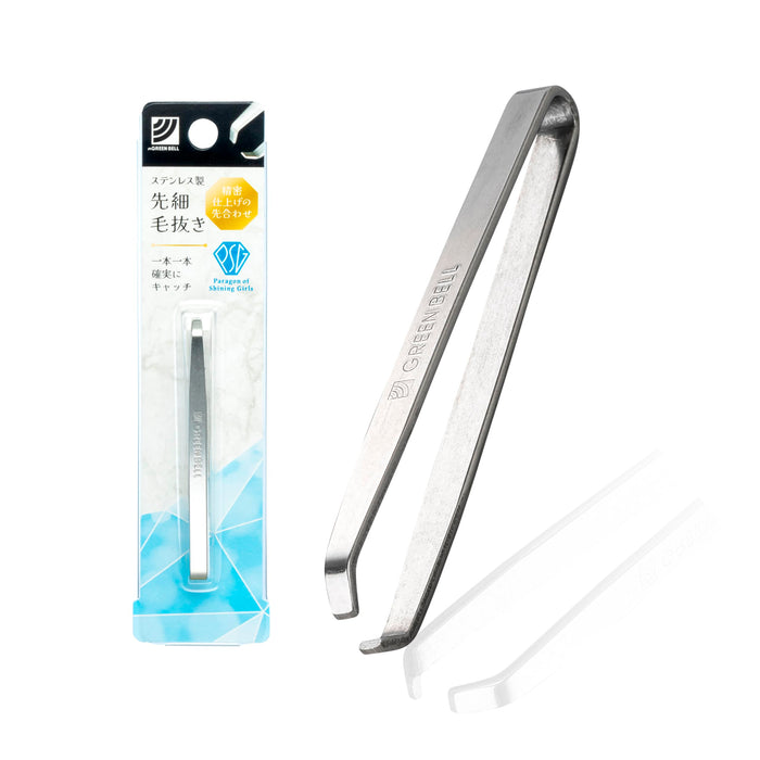 Green Bell Masterful Skills Stainless Steel Fine Tip Tweezers