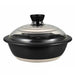 Hario Clay Pot with Glass Lid No. 9 3000ml GDN-255-BW Large Capacity-Kiichin - The #1 Place for Japanese Goods in Your Hand!