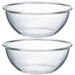 Hario Heat-Resistant Glass Bowls 2pcs Transparent-Kiichin - The #1 Place for Japanese Goods in Your Hand!