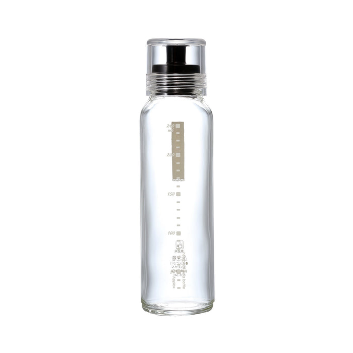 Hario Shake Make Pour Store Dressing Bottle Slim 240Ml Black Dbs-240B - Dishwasher Safe-Kiichin - The #1 Place for Japanese Goods in Your Hand!