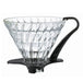 Hario V60 Glass Dripper 03 1-6 Cups Black VDGN-03-B Japan-Kiichin - The #1 Place for Japanese Goods in Your Hand!