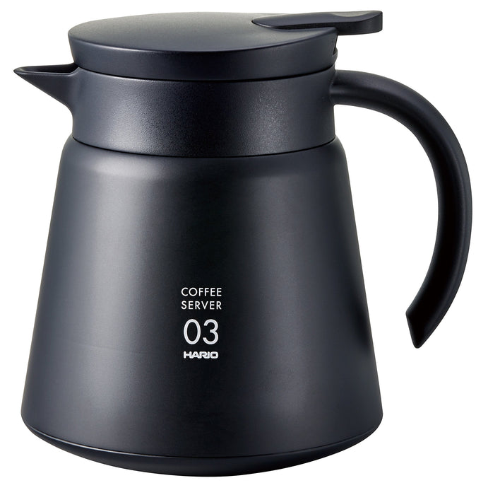 Hario V60 Stainless Steel Server 800 Japan Vhs-80B Black-Kiichin - The #1 Place for Japanese Goods in Your Hand!