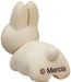 Kanesho Pottery White Rabbit Wooden Chopstick Rest 4cm Kanemasa Design-Kiichin - The #1 Place for Japanese Goods in Your Hand!