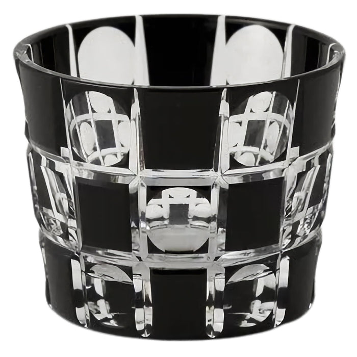 Authentic Kimoto Glassware Tokyo Kuroco Edo Kiriko Sake Cup - Traditional Japanese Craftsmanship-Kiichin - The #1 Place for Japanese Goods in Your Hand!