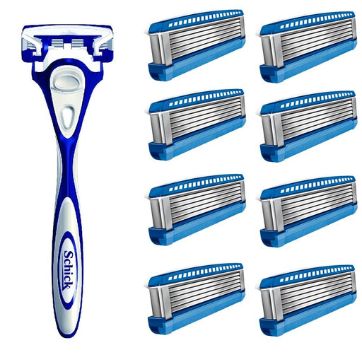 Schick Hydro 5 Men's Razor with 9 Replacement Blades and Large Capacity Holder-Kiichin - The #1 Place for Japanese Goods in Your Hand!