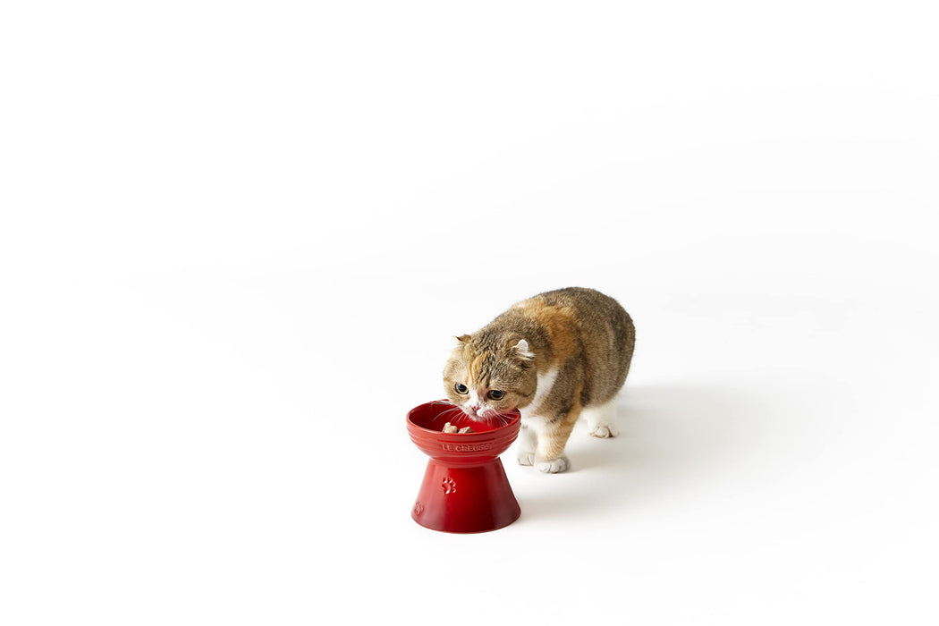 Le Creuset Pet Bowl Natural Pink Stain Resistant Microwave Safe for Pets-Kiichin - The #1 Place for Japanese Goods in Your Hand!